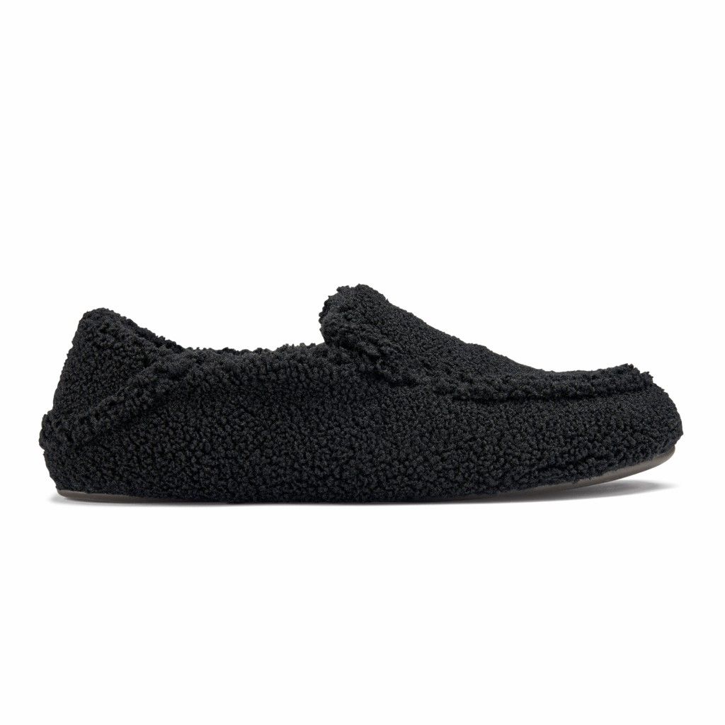 Zapatos Olukai Nohea Heu Slipper - Pantuflas Mujer Negros 20253-491